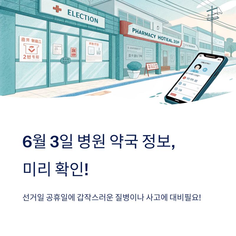선거일-6월3일-병원-약국-정보
