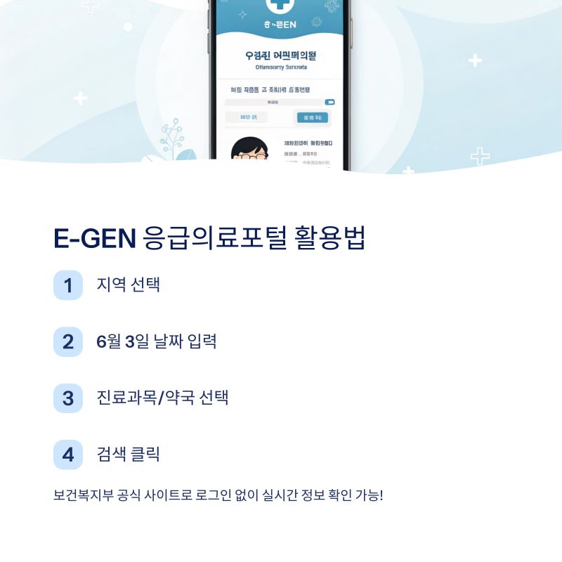 E-GEN 응급의료포털-활용법