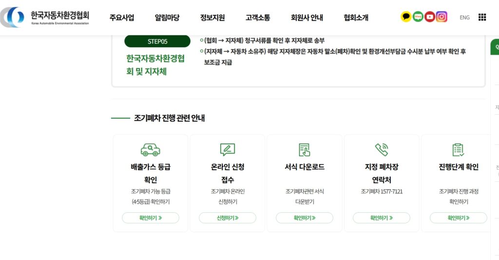 노후경유차조기폐차지원금