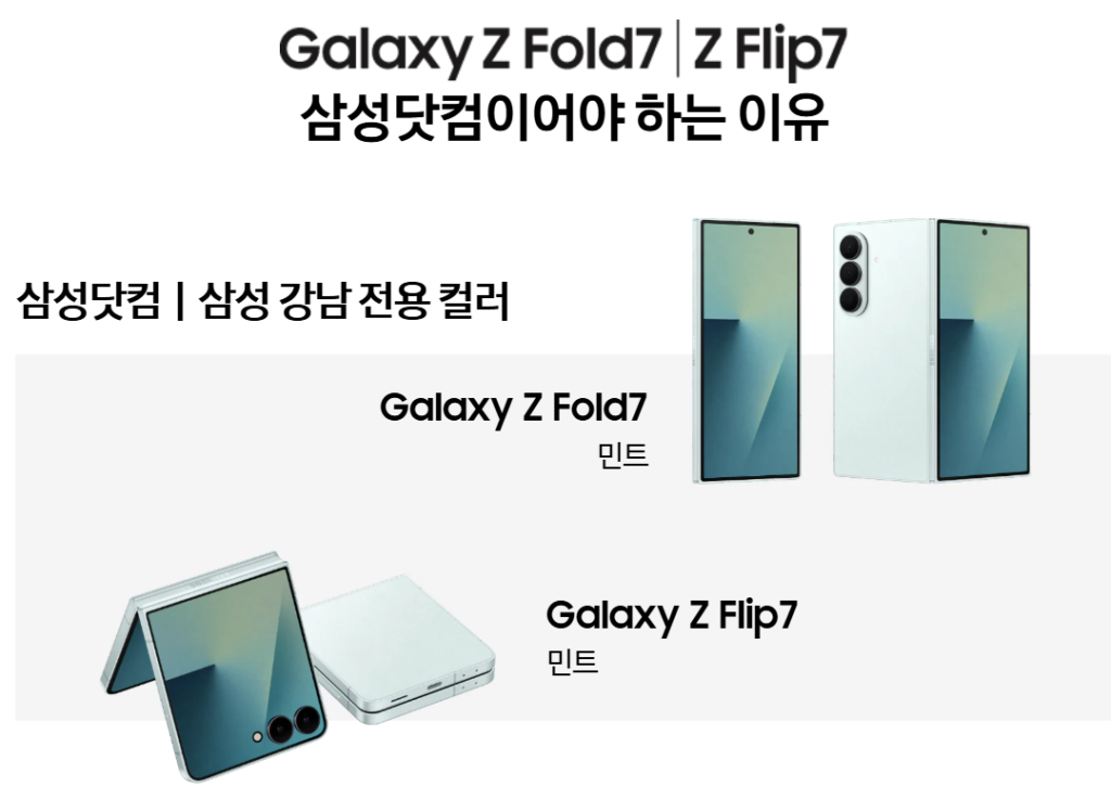 갤럭시Z플립7사전예약
