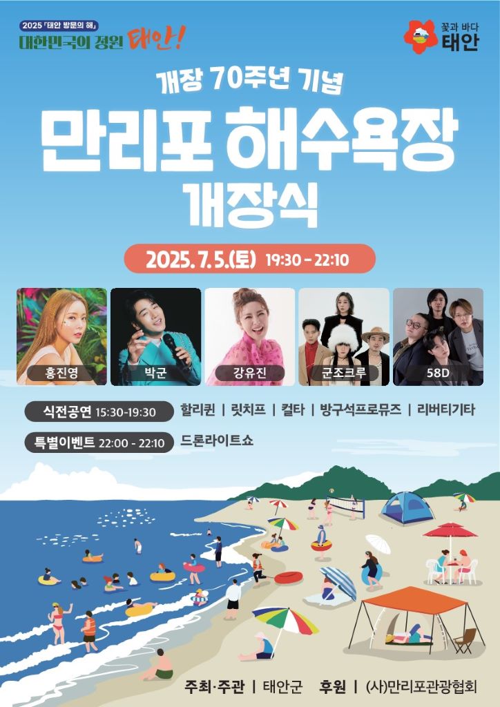 만리포해수욕장