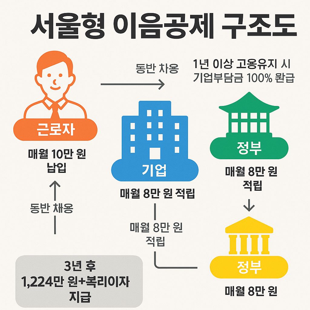 서울형 이음공제 구조도