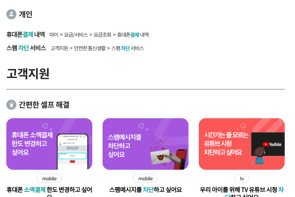 KT소액결제차단