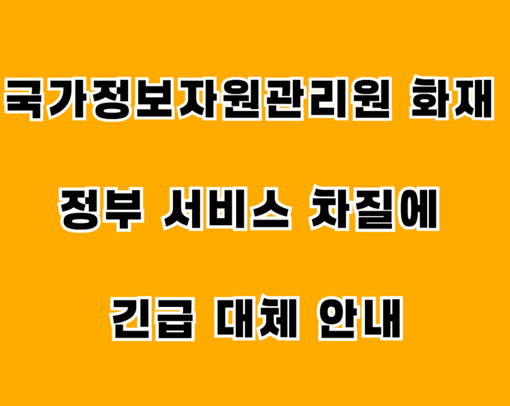 정부서비스긴급대체 001