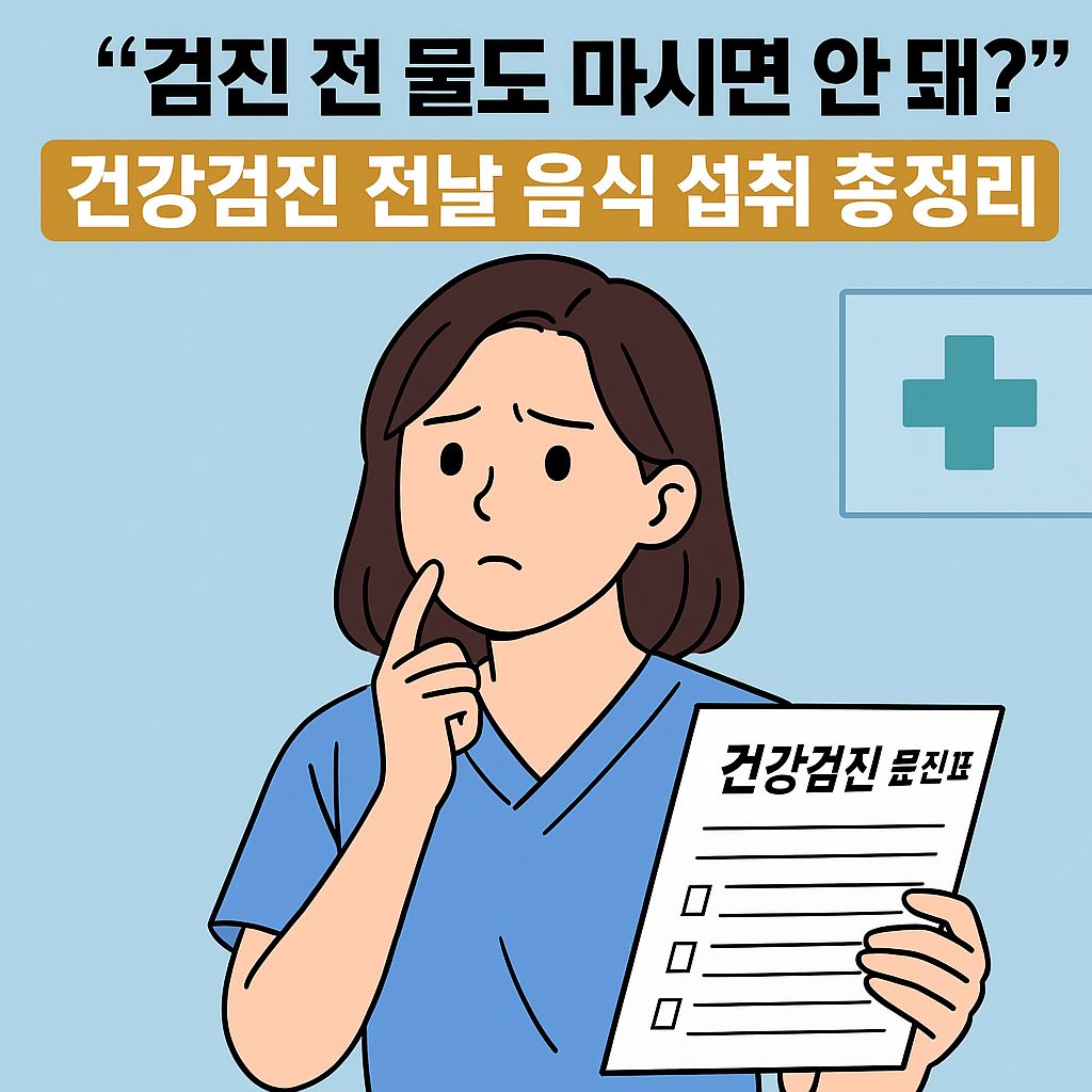 건강검진금식