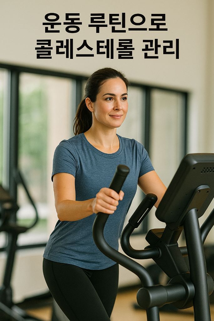 운동루틴으로 콜레스테롤 관리
