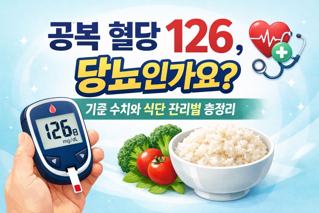공복혈당126-당뇨인가요?