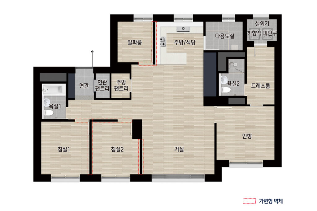 영종하늘도시 대라수 어썸 84A타입 이미지