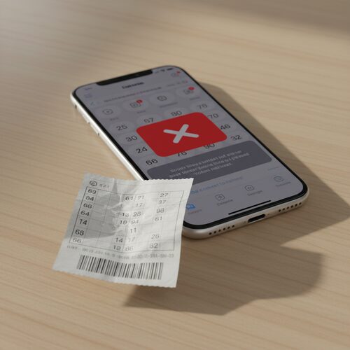 이런 실수, 당첨 기회 날려요! (아이폰 모바일 로또 구매 시 흔한 실수)