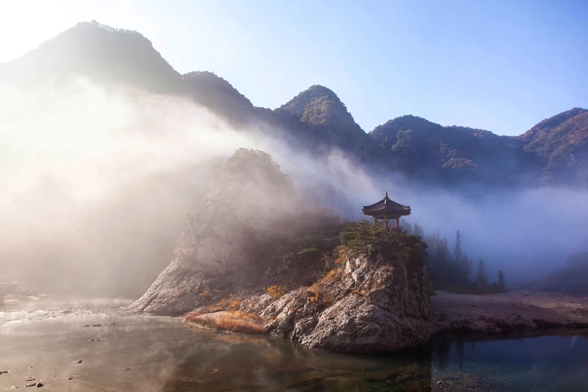 월류봉 - 영동군 여행