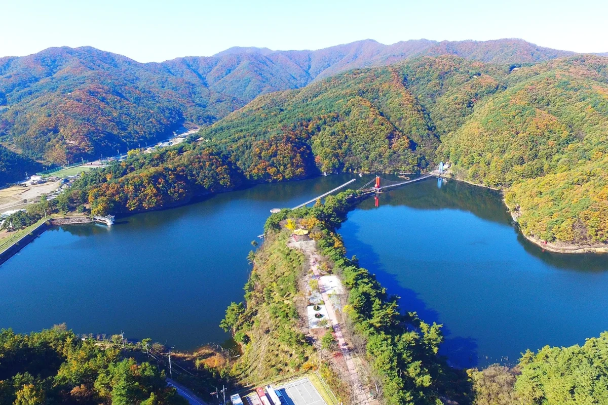 천장호출렁다리 - 청양여행 여행