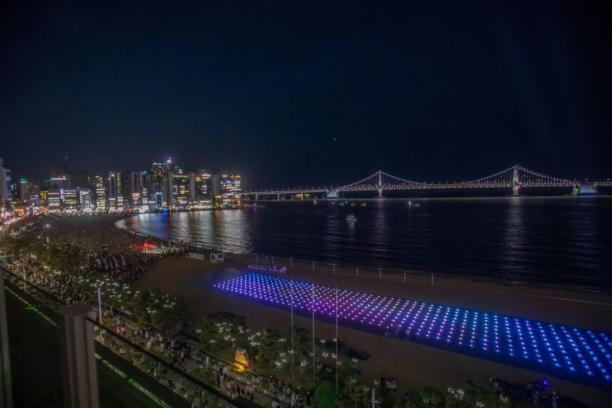 광안리 M 드론 라이트쇼 - 광안리 여행