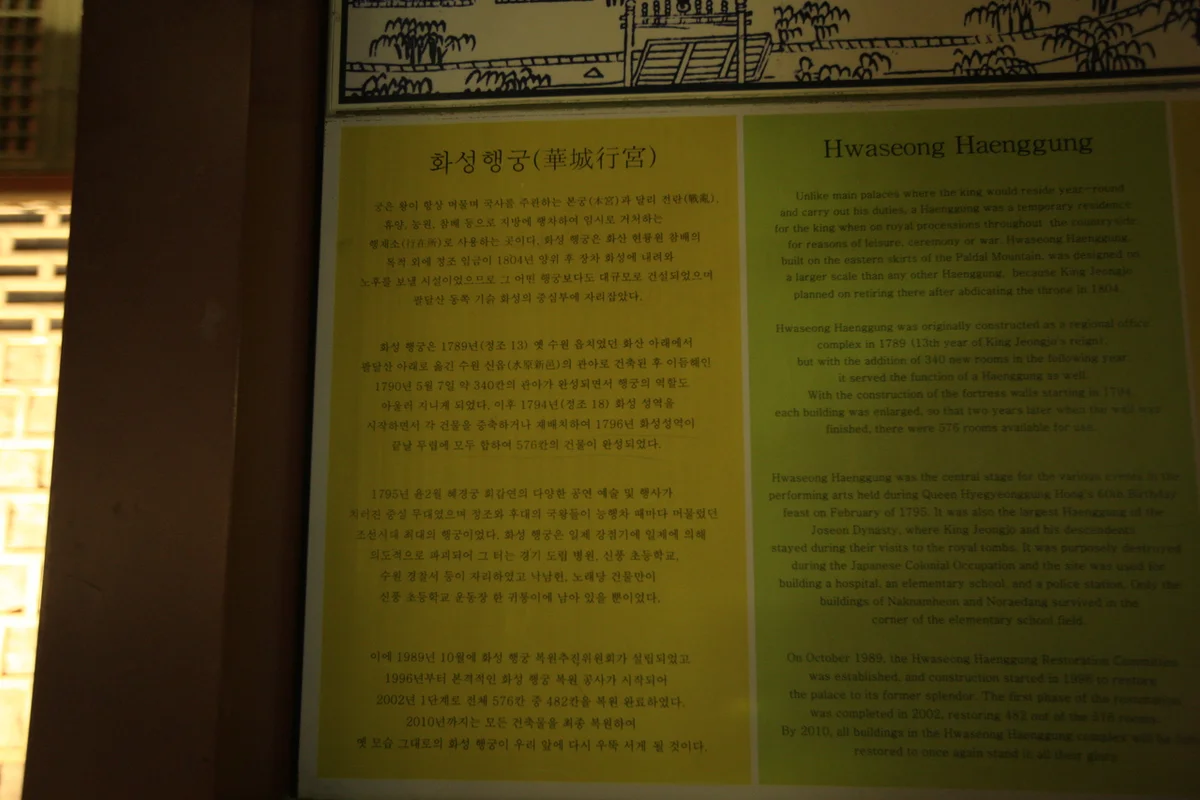 화성행궁 - 수원화성 여행