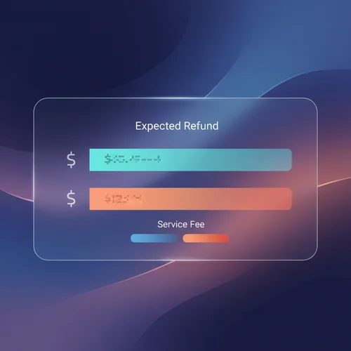 수수료 아깝지 않으려면? 내 환급액 미리 확인해요