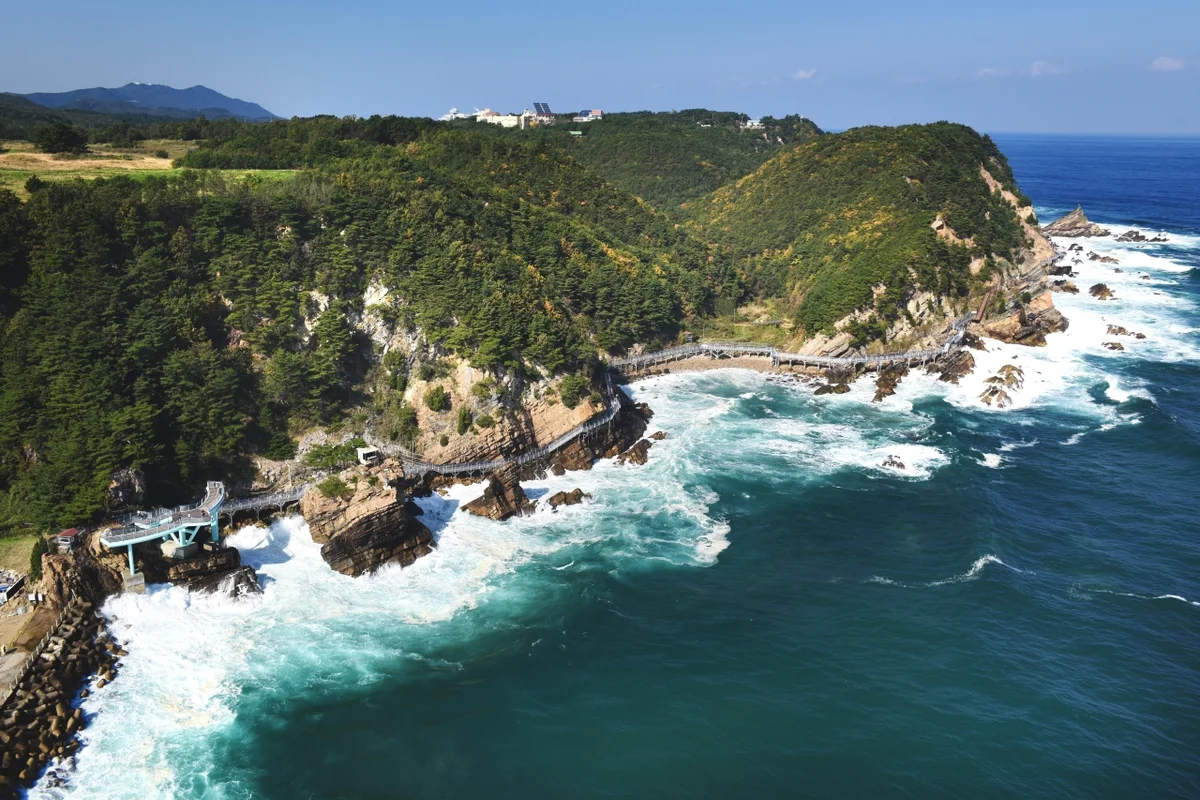 정동진 갈만한곳: 정동심곡 바다부채길 - 정동진 여행