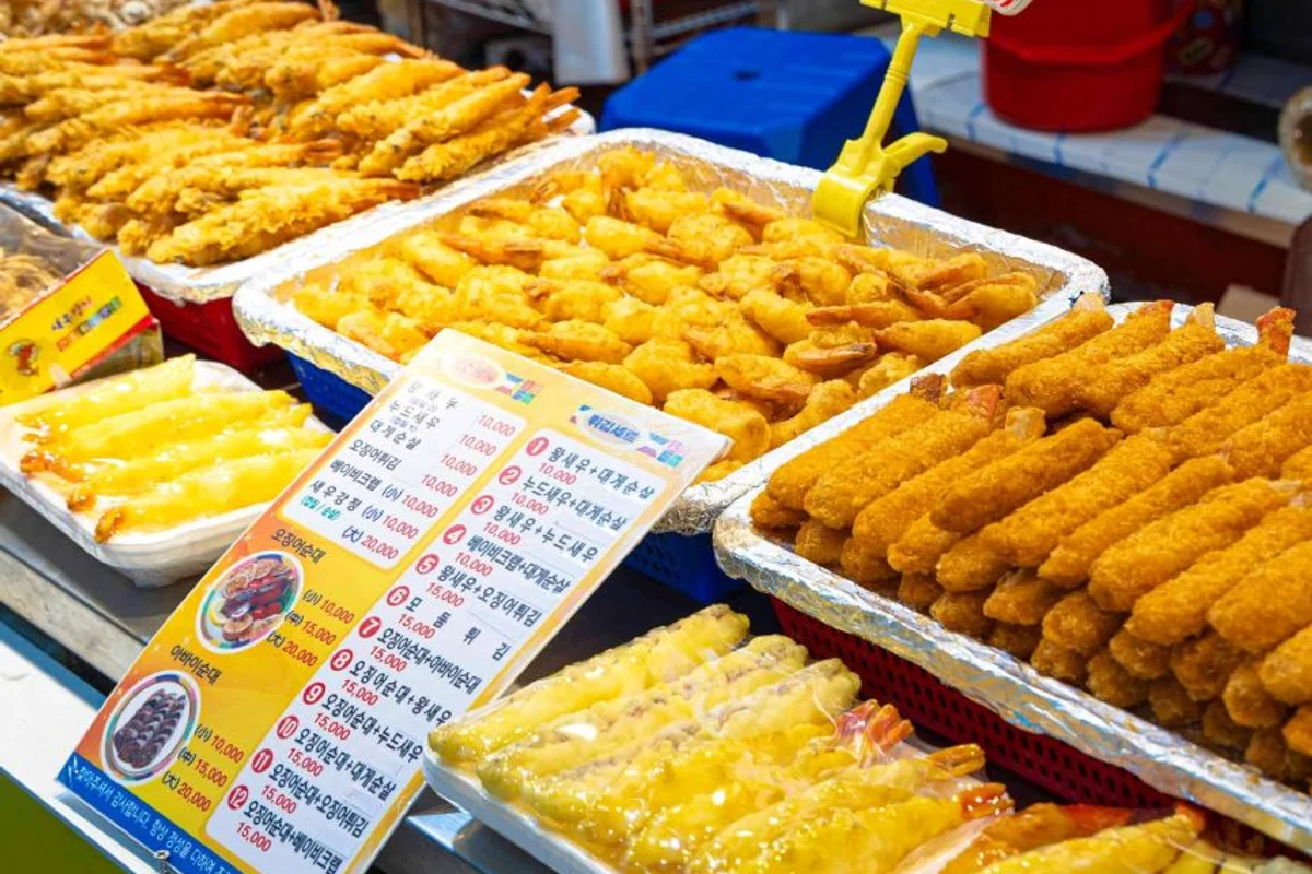 속초중앙시장 야경 - 속초중앙시장 여행