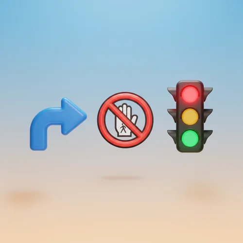 우회전 신호, 헷갈리는 이것부터 알고 가요!