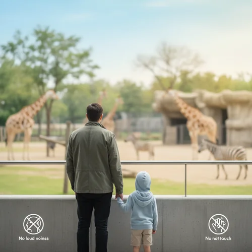 우리 아이와 함께! 늑구 관람 시 유의할 점