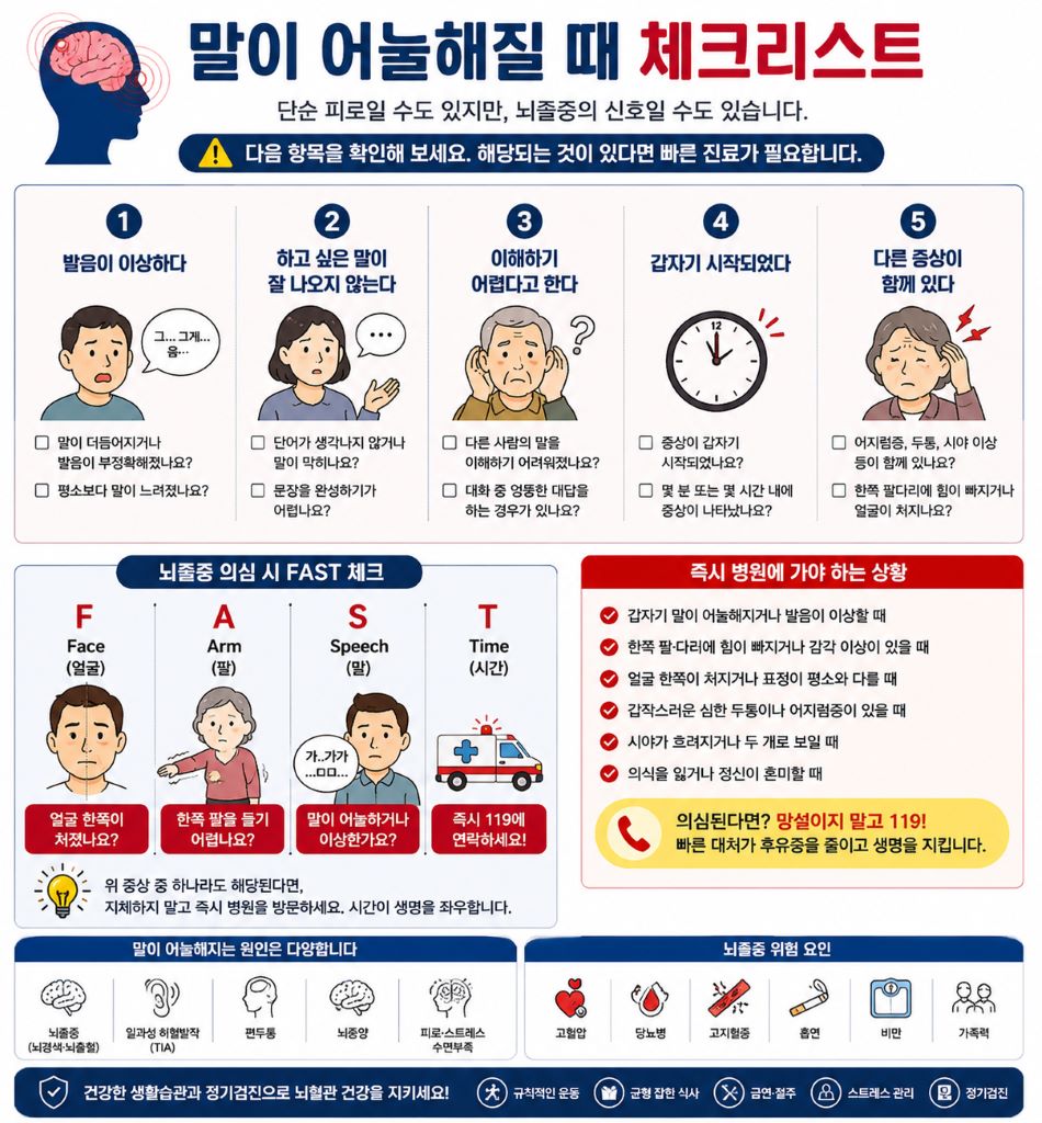 뇌졸중위험체크리스트
